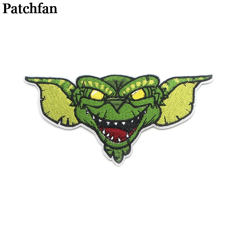 

Patchfan Gremlins gizmo applique patches diy iron on jeans bag shirt clothes accessory punk stickers embroideried badge A1988