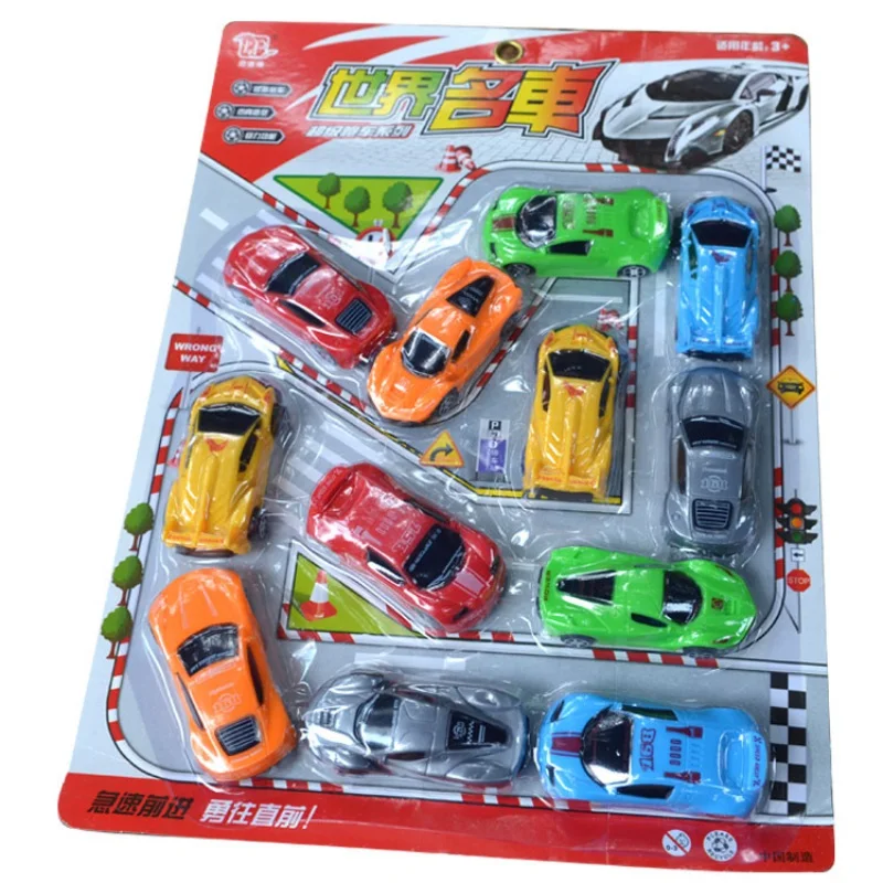 

12 Pcs Mini Pull Back Car Model Toy Set Simulation Car Funny Educational Toys For Children Baby Boy Girl Kids Gift Hot Sale