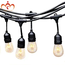 10m / 32.8ft E27 black Dropping festoon lights christmas party decoration outdoor belt lighting commercial patio light stringer 10m / 32.8ft E27 black Dropping festoon lights christmas party decoration outdoor belt lighting commercial patio light stringer