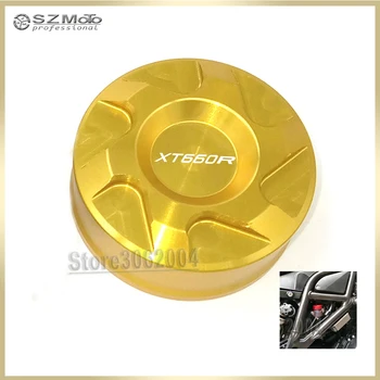 

For YAMAHA XT660R XT 660R 2004-2014 2013 Rear Brake Reservoir Cover Motorcycle Master Cylinder Oil Fluid Cap With Logo