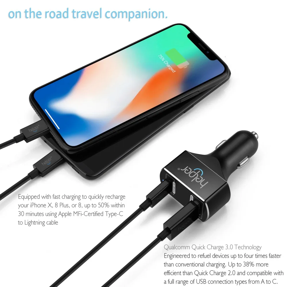 45W USB C PD Car Charger with Power Delivery Quick Charge 3.0 USB-C 18W QC3.0 USB Car Charger Adapter for Laptop Notebook 45W USB C PD Car Charger with Power Delivery Quick Charge 3.0 USB-C 18W QC3.0 USB Car Charger Adapter for Laptop Notebook