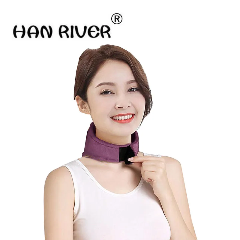 Moxibustion a neck brace charged with electric heat protection of