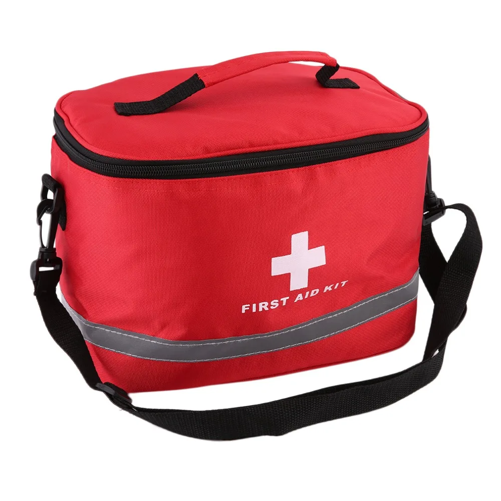 Наружная аптечка, спортивная сумка для кемпинга, домашняя медицинская аварийная посылка для выживания, Красный нейлон, яркий крест, символ, сумка через плечо