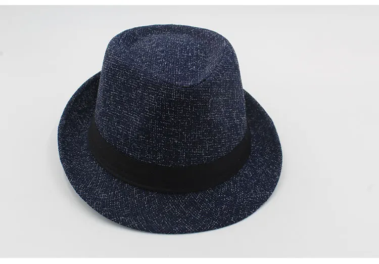 Hat gangster Hat men felt  fedora Hats for men women 58 cm adjustable  (13)