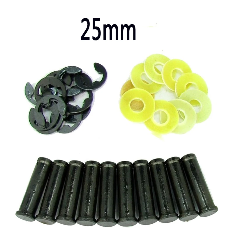 

6 pairs (sets) of Black Coil Core Set with Brown Fiber washers 25mm Cores For Tattoo Machine Guns