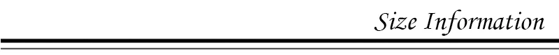 size information