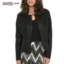 KaigeNina New Fashion Hot Sale Women Natural Brief Fulll Coats Open Stitch Blends Casual Jackets 1128