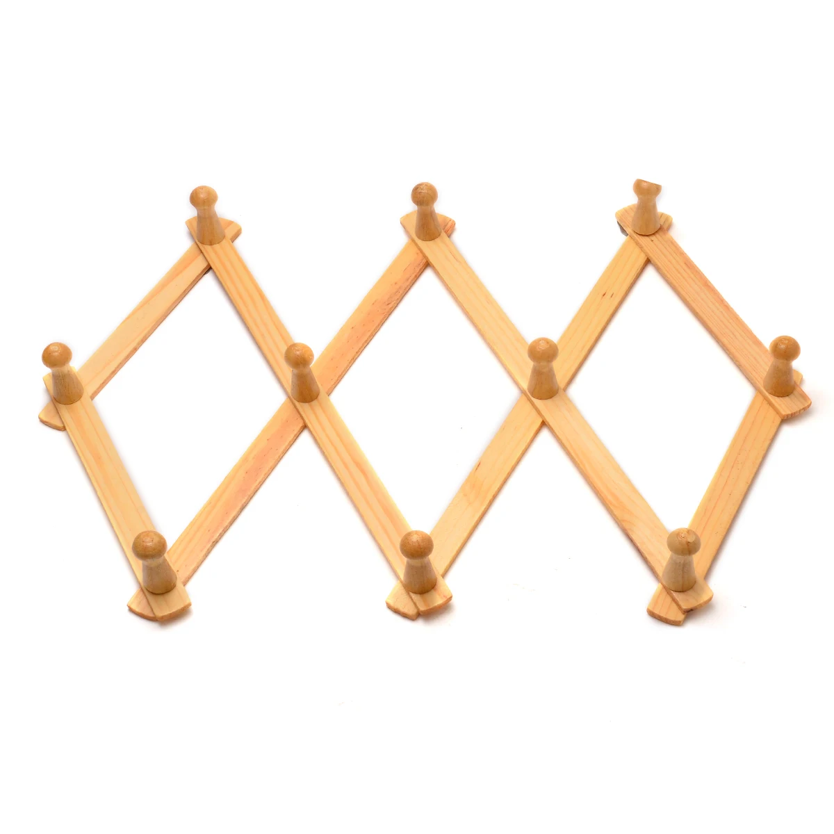 High Quality 10 Hooks Expanding Hook Rack Wall Mounted Door Rack For Keys Hat Clothes Robe Towel Home Hooks Rails Mayitr New