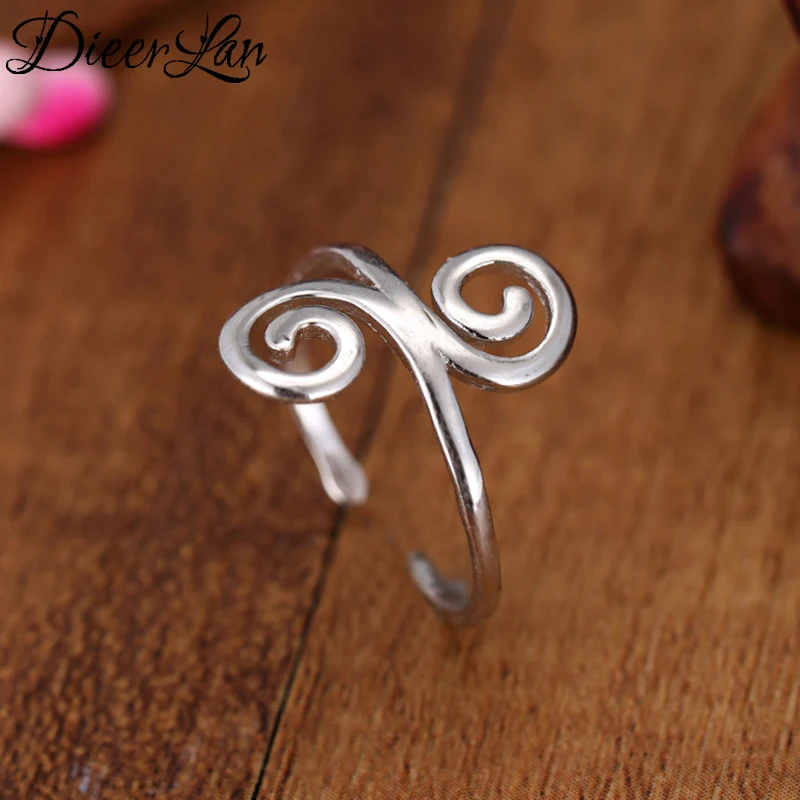 

Ethnic New Arrivals 925 Sterling Silver Rings for Women Adjustable Size Ring Fashion sterling-silver-jewelry