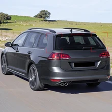 Alerón trasero de coche lado pegatinas para Spoiler Trim para Golf Mk 7 variante bienes carro Accesorios Estilo de coche