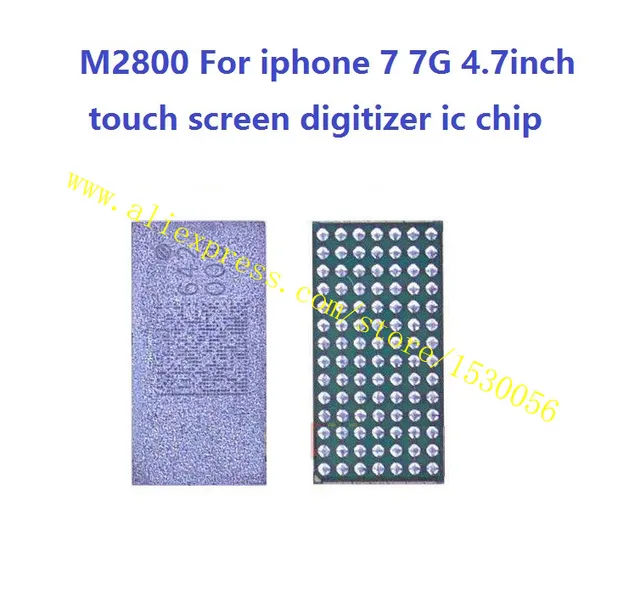 M2800 for iPhone 7 7G 4.7 digitizer ic touch screen module chip strobe