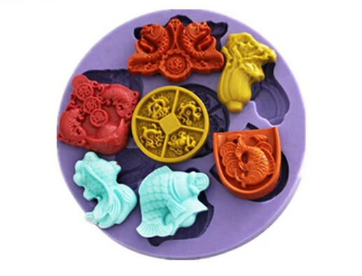 

New wholesale hot sale chocolate silicon mold fondant Cake decoration mold chocolate fish mold
