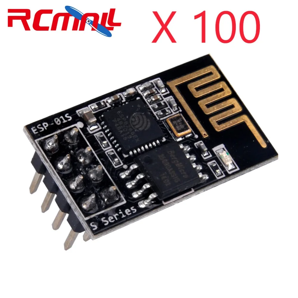 100 шт. ESP8266 Φ модуль беспроводного приемопередатчика с - Цена: 12 028,58 руб.