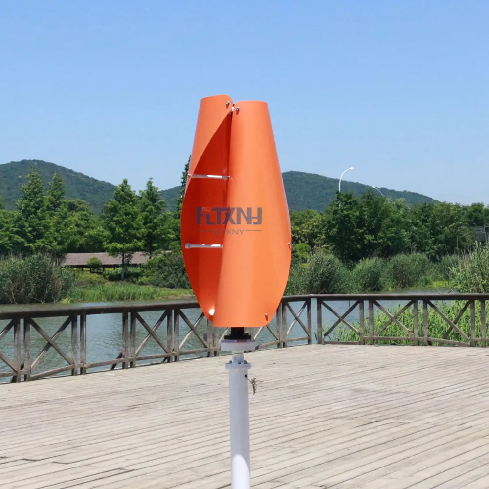 - MAGLEV GENERATOR green white orange maglev wind generator 400w500w600w 12v24v vertical with MPPT low voltage boost controller