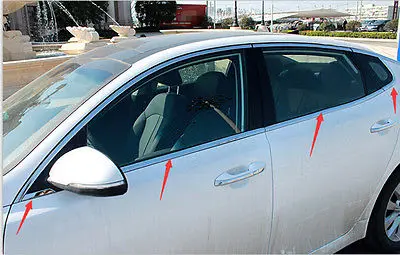 

Stainless Steel Bottom Window frame sill trim 8pcs For Kia Optima K5 2016 2017