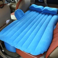 Универсальный надувной автомобильный матрас для заднего сиденья на открытом воздухе кемпинга коврик для сна подушка для автомобиля дорожная кровать с надувной диванной подушкой