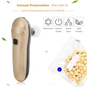 

New USB Household Food Vacuum Sealer Packaging Machine Sealer Handheld Vacuum Packer Vacuum Sealer Food Saver Drop shiping