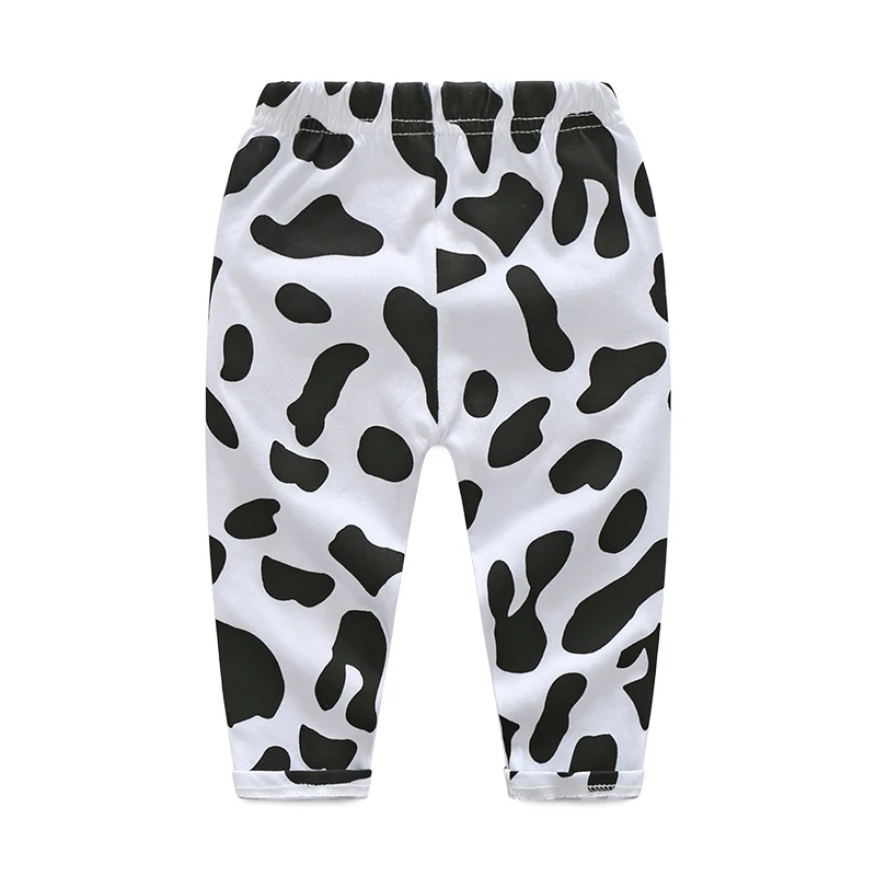 HOT spring autumn infant clothes set cow Long sleeve T shirt +pants 2pcsset casual baby girls clothing suit (6)
