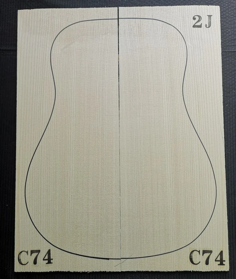 2# класс Picea Abies Alps ель гитара из твердой древесины топ 41 дюймов DIY деревянная гитарная панель ручной работы материал для изготовления гитар 4,5*215*5 - Цвет: GERSP-2JC74