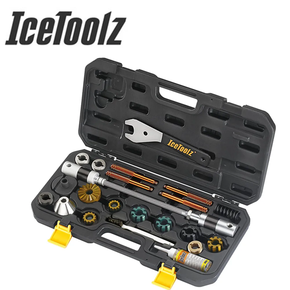 

Icetoolz E185 BB Bike tools set Tapping & Head Tube Reaming & Facing Set mtb bicycle tool