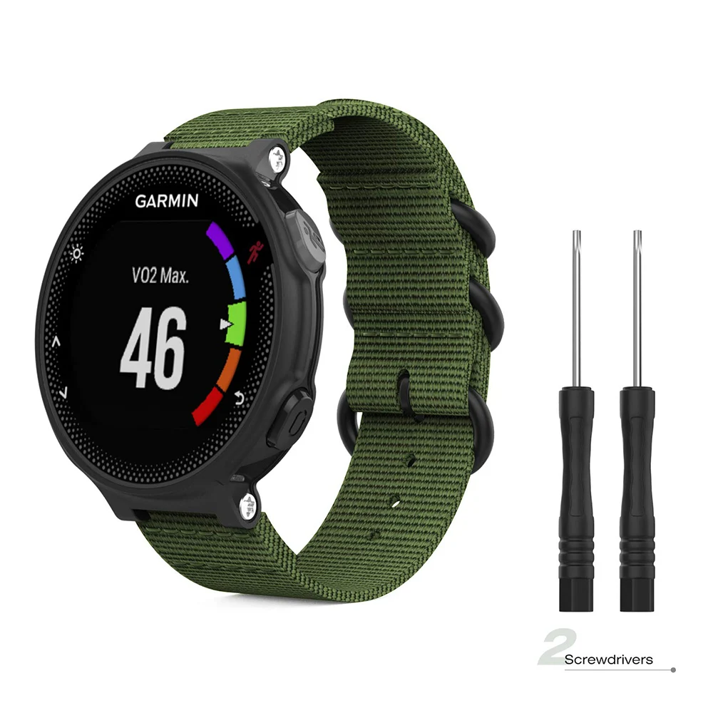 Для Garmin Forerunner 735XT нейлоновый ремешок, спортивные часы для улицы ремешок на запястье для девочек; мини-юбка для Garmin forerunner 220 230 235 620 630 Браслет