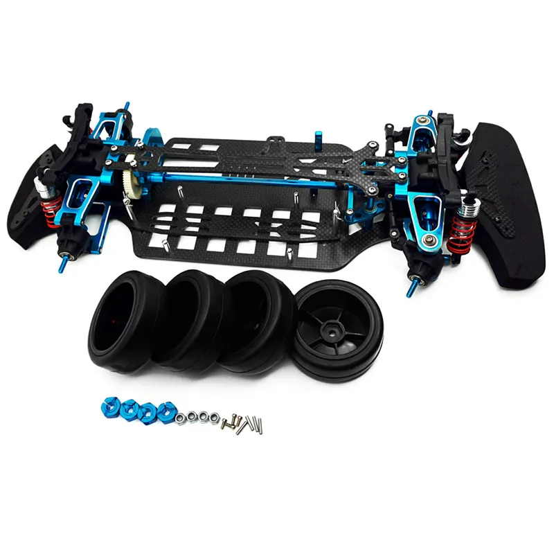 Новейший сплав карбоновый вал привод 1/10 RC Touring Car Frame Kit для TT01 TT01E для 1/10 RC Гусеничный автомобиль