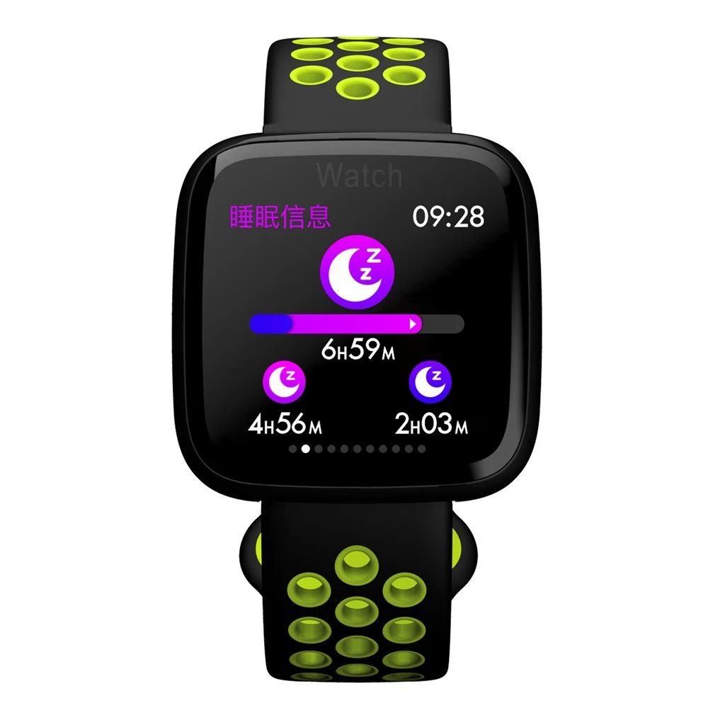 696 colors F15 smart wristband blood pressure monitor smartband big screen era quickly rotate photos sharing smart bracelet
