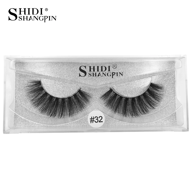

SHIDISHANGPIN 1 Pair mink eyelashes 3d mink natural long lashes 1cm-1.5cm false eyelashes 1 box eyelash extension 3d maquiagem