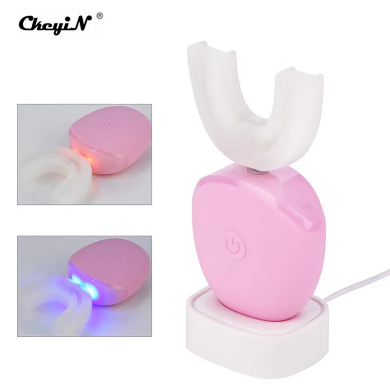 

Intelligent Fully Automatic Electric Toothbrush U Shape 360 Degrees Tooth Brush Ultrasonic Whitening Teeth Cleaner Lazy People46