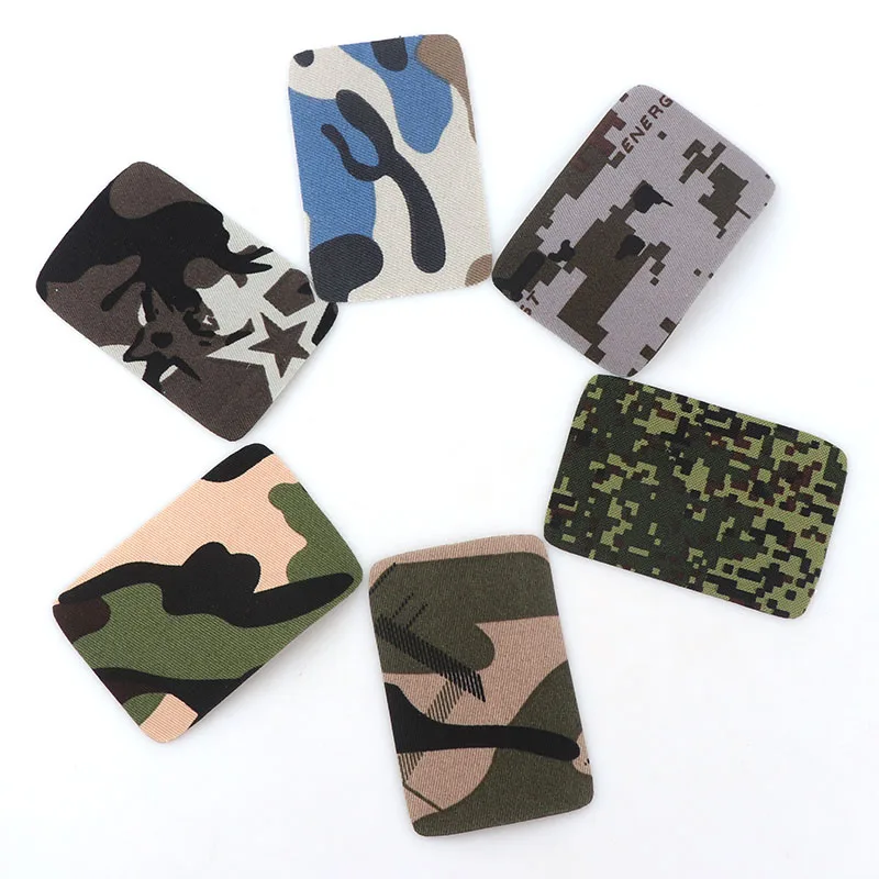 

Beadmall 3PCS ArmyGreen With Hat and Beard DIY Embroidered patches Iron On Cartoon Brooch Applique Embroidery Accessory