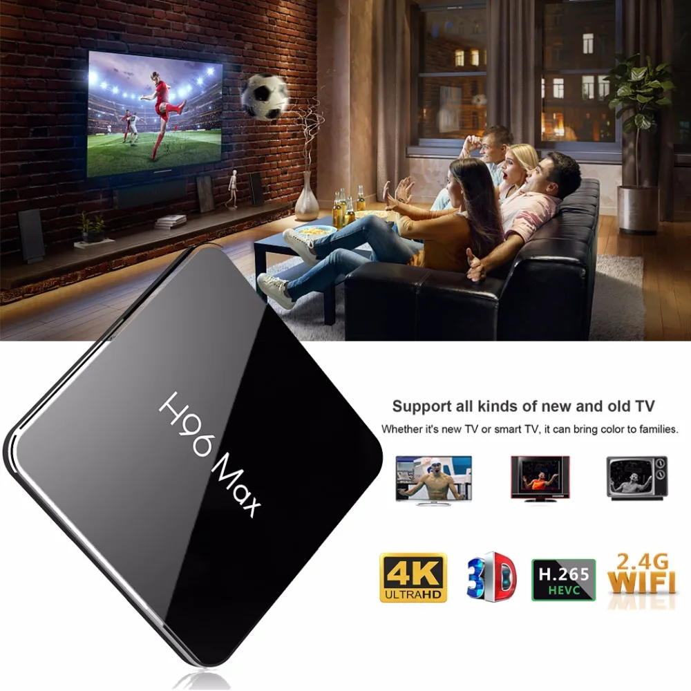 H96 Max 8 1 Android iptv приставка 4 K смарт Декодер каналов кабельного телевидения TV box Amlogic