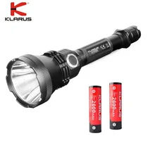 KLARUS XT32 CREE XP-L HI V3 светодиодный светильник-вспышка 1200лм с 2 батареями 18650 фонарь-вспышка для охоты, туризма, кемпинга