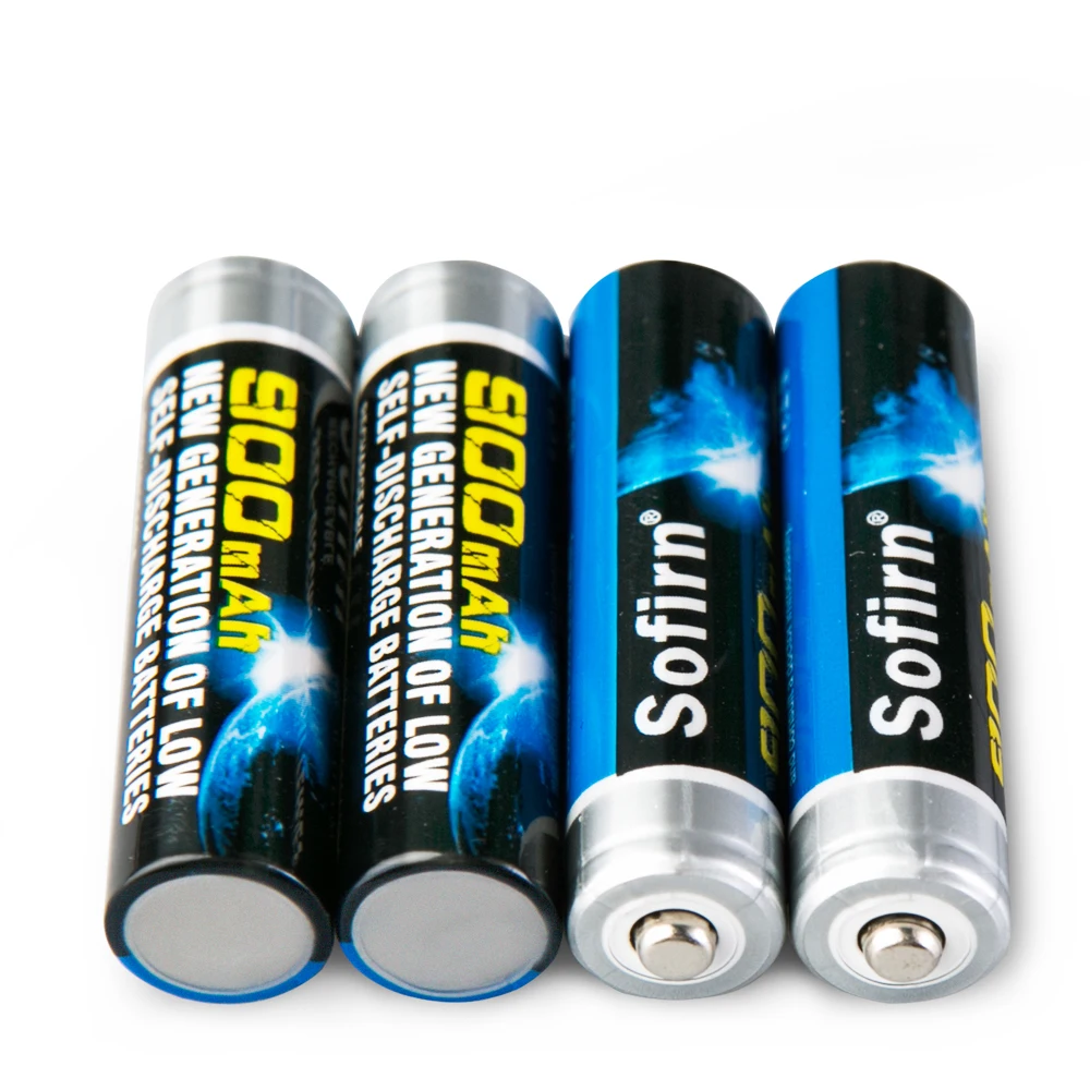 Sofirn AAA 900mah(4 шт.)+ AAA 1100mah(4 шт.) аккумуляторная батарея ni-mh аккумуляторная батарея 1,2 V Низкий саморазряд 3A батареи