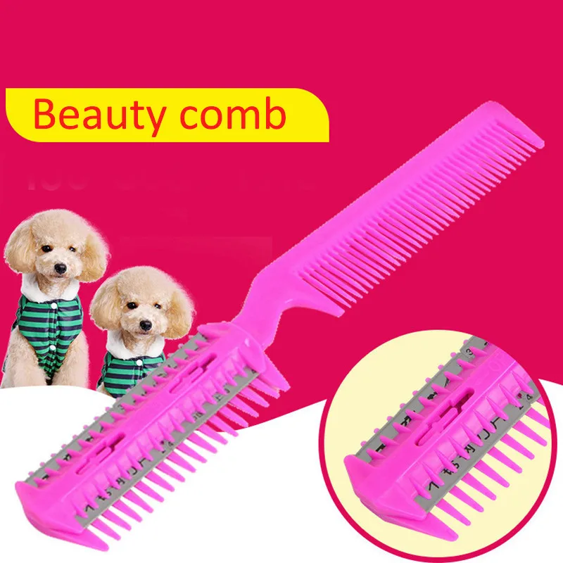 Misterolina Double Use Pet Comb Dog Hair Removal Brush Grooming Tools Pet Supplies Puppy Cat