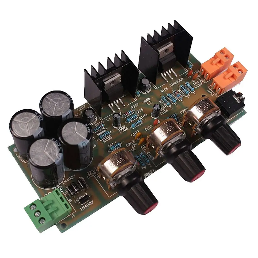 

1x 2x18W TDA2030A 2.0 Double Track TDA2030A Audio Amplifier Board Module DIY Kit