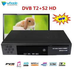 Vmade DVB-T2 + S2 8902 Full HD DVB T2 + S2 спутниковая наземная ТВ-приставка поддержка powervu Bisskey CCcam Newcam набор верхних коробок