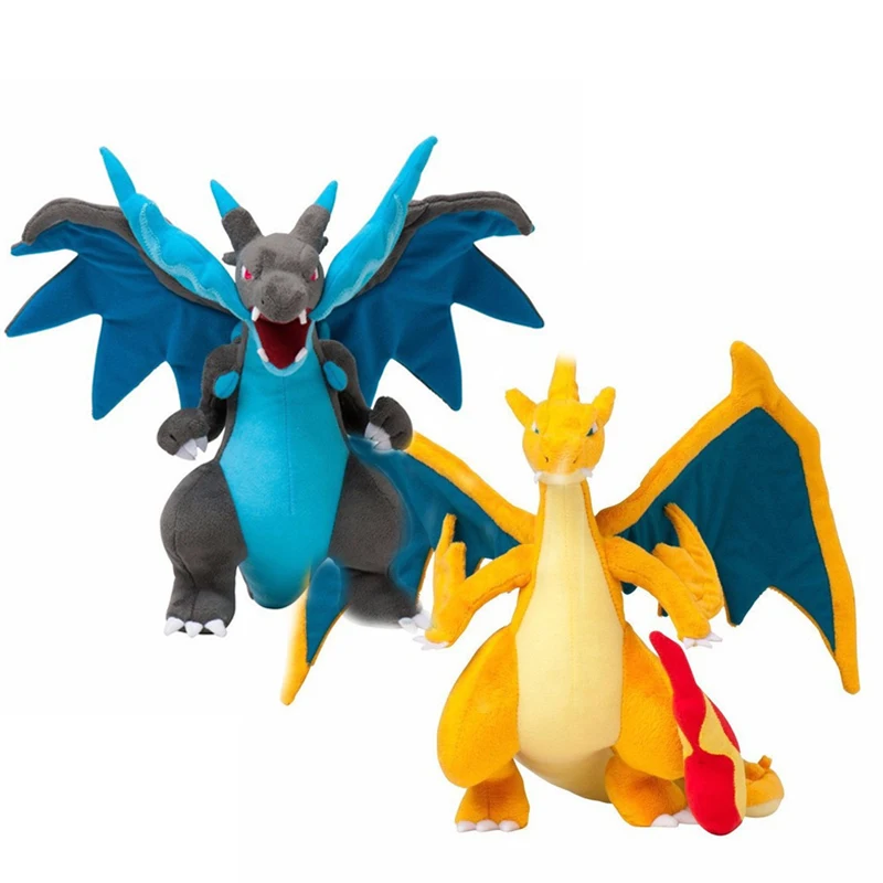 

Cute Anime Mega Evolution X & Y Charizard Plush Toys Soft Stuffed Animals Kids Doll Gifts for Children Dragon figure With Tag