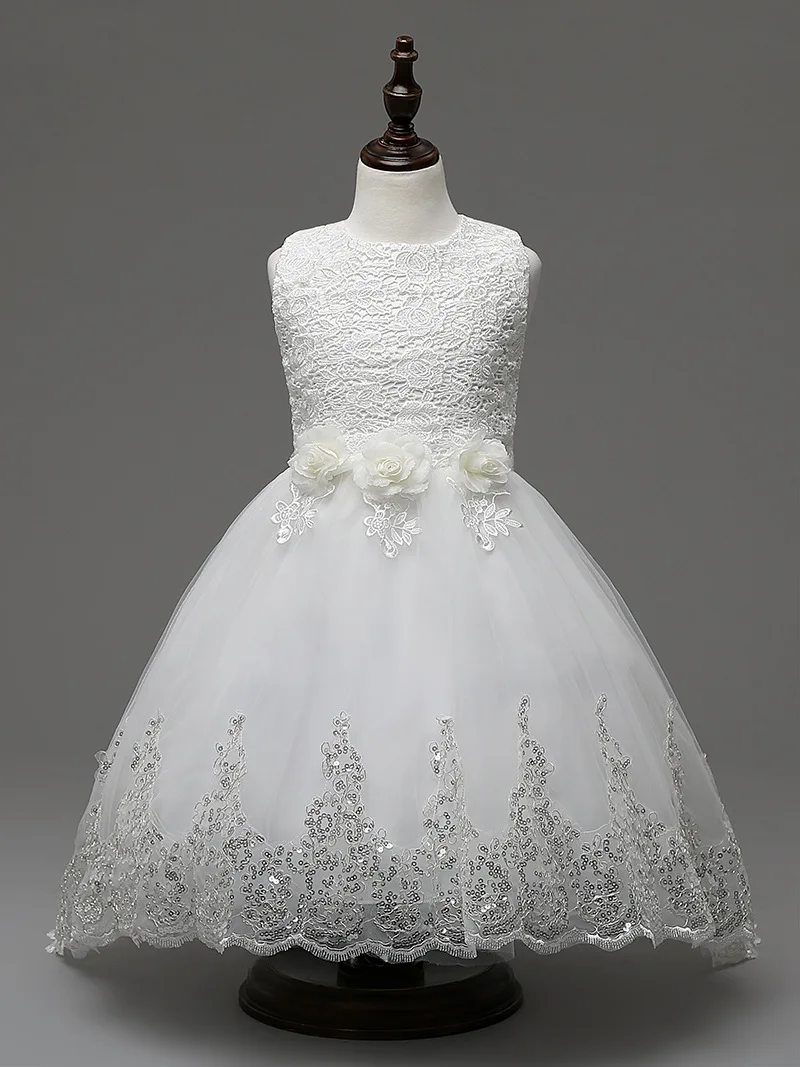 Sequined Baby Girl Dress 4 Years Old To 12 Years Teenage Girls