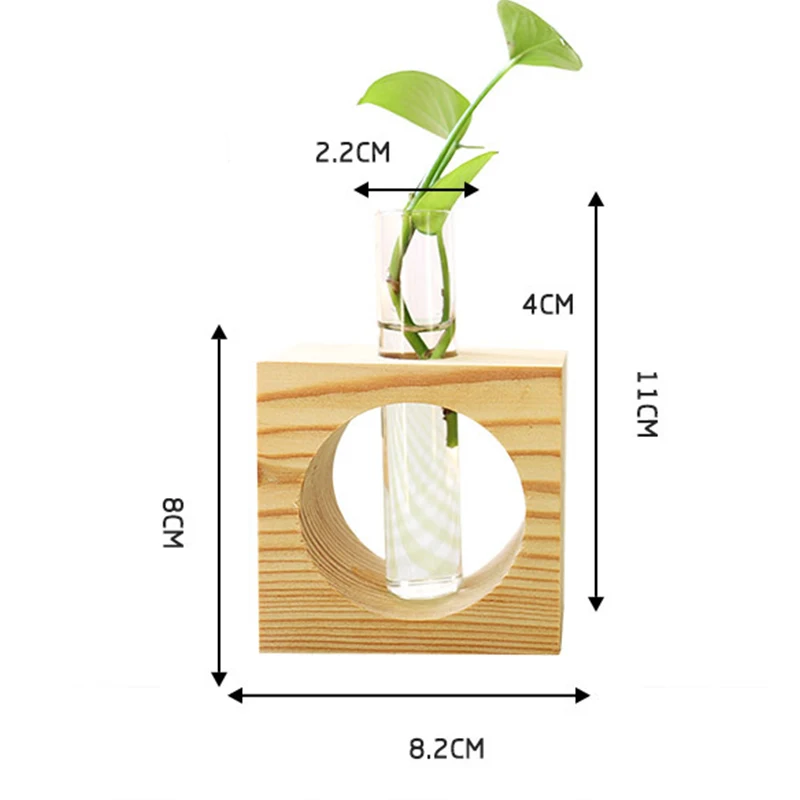 1Set-Wood-Modern-Style-Glass-Tabletop-Plant-Bonsai-Flower-Wedding-Decorative-Vase-With-Wooden-Tray-Home
