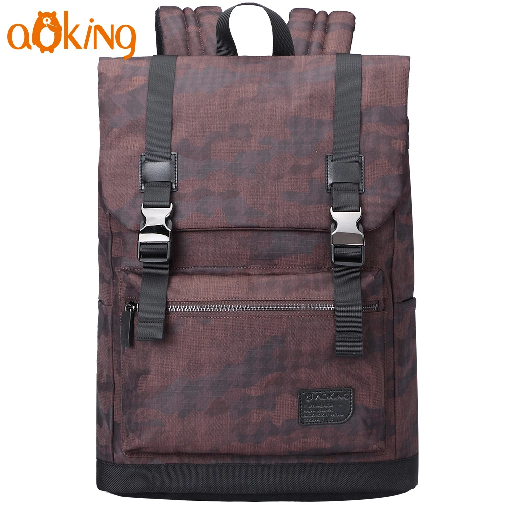

Aoking College Student School Backpack Anti-theft Large Capacity Backpack Leisure Causal Fashion Backpack Waterproof Daily Backp