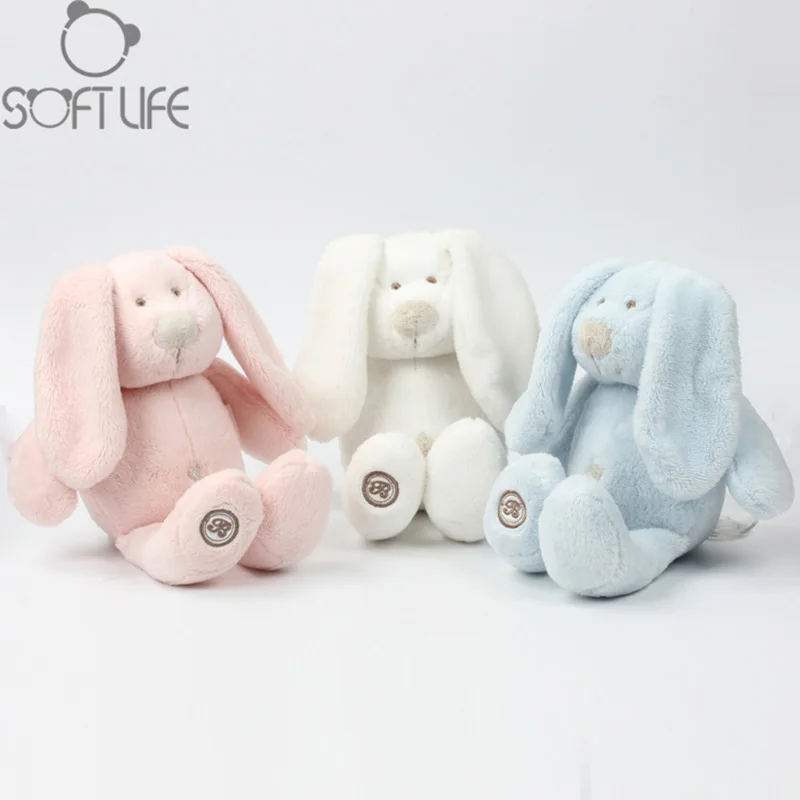 Kawaii Long Ear Rabbit Plush Dolls Toy Bunnies Kids Stuffed Animals Soft Toy Bunny Fluffy Hare Cushion juguetes Educational Doll (30)