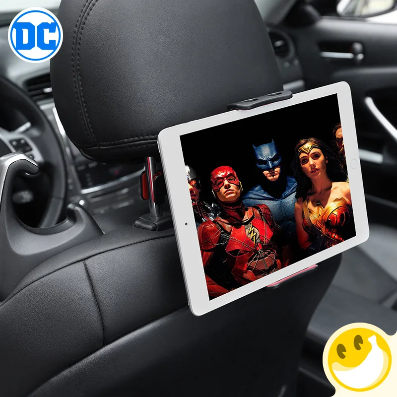 

Justice Alliance Theme Batman style 4-11 inch Alloy Car Phone Holder Back Seat Tablet Bracket 3 in 1 Combo 360 Degree Car Holder