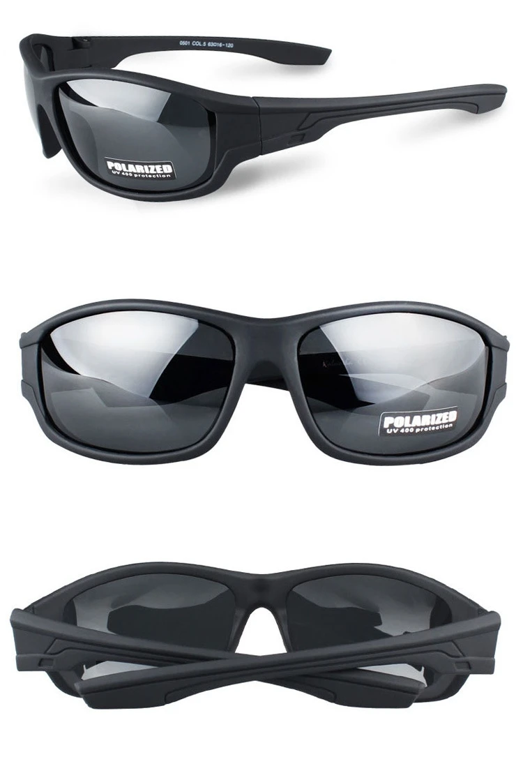 Glitztxunk новые черные поляризованные солнцезащитные очки мужские спортивные солнцезащитные очки UV400 очки для вождения и рыбалки модные очки