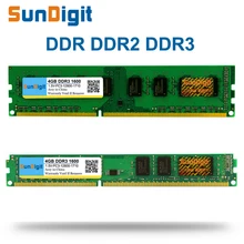 SunDigit DDR 1 2 3 DDR1 DDR2 DDR3/PC1 PC2 PC3 512 МБ 1 ГБ 2 ГБ 4 ГБ 8 ГБ 16 ГБ Компьютер Настольных ПК Память RAM 1600 МГц 800 МГц 400 МГц