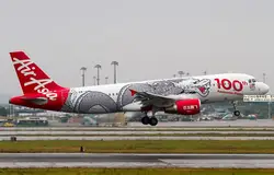 47 см смолы A320 Air Asia модель самолета 100th Юбилей Дракон Airlines Airbus Air Asia A320-200 Airways самолет модель