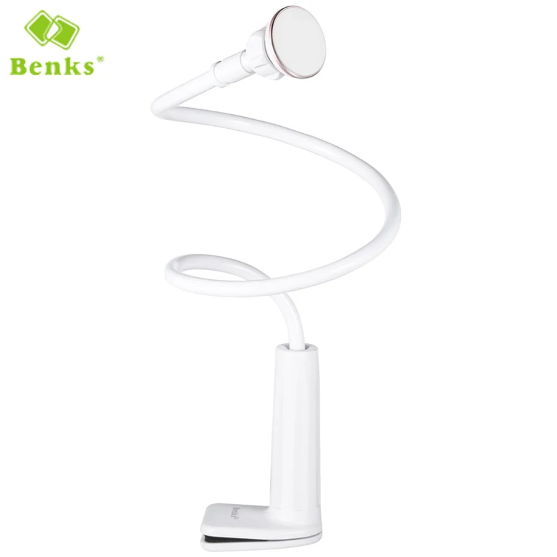 

Benks Universal Mobile Phone Holder Magnetic Flexible Long Arm Lazy Clamp Clip Bracket Desktop Headboard Holder For iPhone Sony