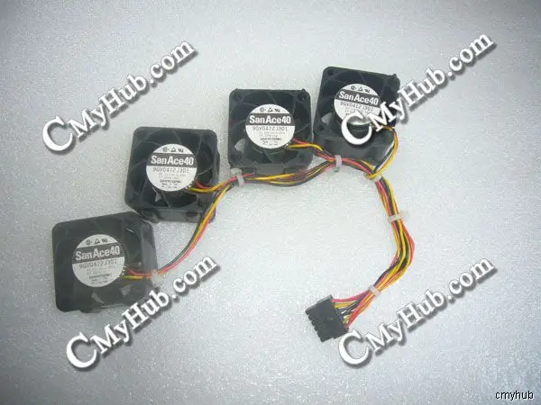 Подлинный для SANYO DENKI 9GV0412J301 DC12V 0.60A 12pin 12wire 4028 4 * 40X40X28MM охлаждающий вентилятор |