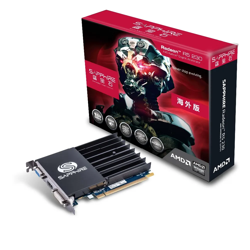 Новый Sapphire R5 230 1G DDR3 зарубежная версия|Графические карты| |