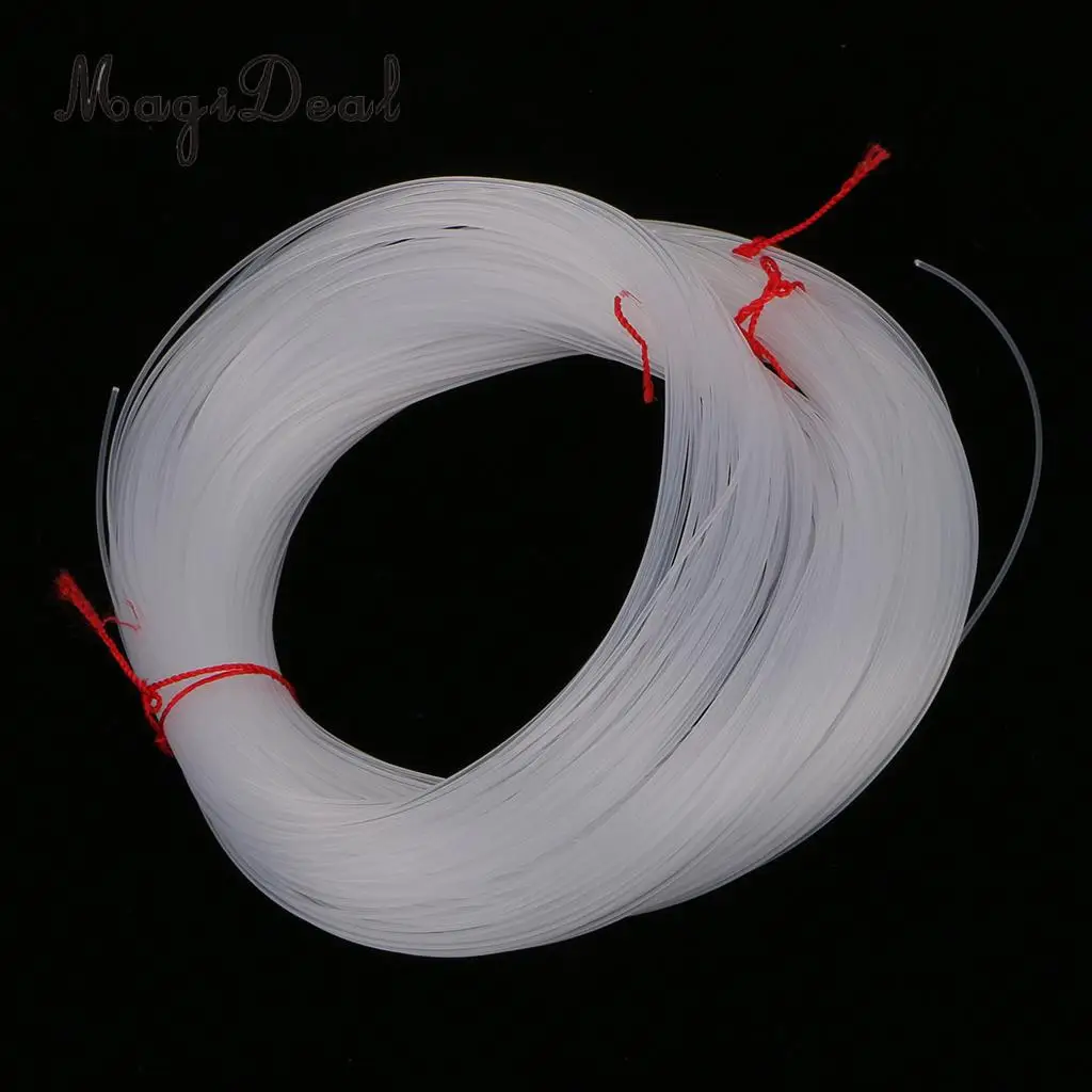 MagiDeal 100 Meters Clear Nylon String Thread 1mm Dia. Fishing Line for Boat/Cast Fishing with the Thick Line Diameter -Clear