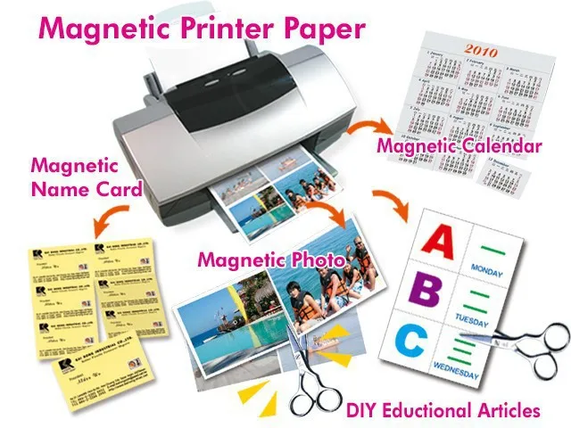 printable magnet sheets a4 ink jet printable flexible magnet semi inkjet magnetic sheets